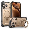 iPhone 17 Pro Supcase Unicorn Beetle Grip Mag MagSafe Kotelo - autiomaan kultaa
