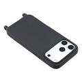 iPhone 17 Pro TPU-Kotelo Rannehihnalla - Musta