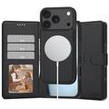 iPhone 17 Pro Tech-Protect 2-in-1 lompakkokotelo - Magsafe-yhteensopiva - Musta