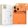 iPhone 17 Pro Tech-Protect Camalloy Fit+ alumiininen kamerasuoja - Kosminen oranssi