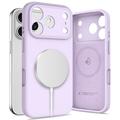 iPhone 17 Pro Tech-Protect nestemäinen silikoni kotelo - MagSafe yhteensopiva - Mauve värinen