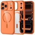 iPhone 17 Pro Tech-Protect Magmat Kotelo - MagSafe-yhteensopiva - Oranssi / Kirkas