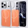 iPhone 17 Pro/18 Pro Kaksivärinen hybridikotelo - MagSafe-yhteensopiva - oranssi