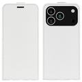 iPhone 17 Pro Pystysuora Lompakkokotelo Korttipaikalla - Valkoinen