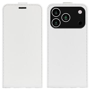 iPhone 17 Pro Pystysuora Lompakkokotelo Korttipaikalla - Valkoinen