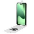iPhone 17 Pro Pystysuora Lompakkokotelo Korttipaikalla - Valkoinen