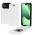 iPhone 17 Pro Pystysuora Lompakkokotelo Korttipaikalla - Valkoinen