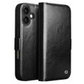 iPhone 17 Qialino Classic Lompakkomallinen Nahkakotelo