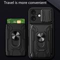 iPhone 17 Pyörivä Rengashybridikotelo Kamerasuojalla - Ruusukulta
