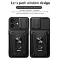iPhone 17 Pyörivä Rengashybridikotelo Kamerasuojalla - Ruusukulta