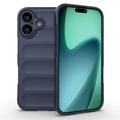 iPhone 17 Rugged TPU Suojakuori - Tummansininen