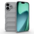 iPhone 17 Rugged TPU Suojakuori - Vaaleanharmaa