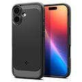 iPhone 17 Spigen Rugged Armor Mag TPU-Kotelo - Musta