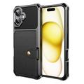 iPhone 17 TPU-kotelo Korttikotelolla - Musta