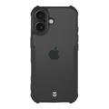 iPhone 17 Tactical Quantum Stealth kotelo, jossa on vahvistetut kulmat - Kirkas / musta