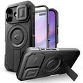 iPhone 17 Tech-Protect Kevlar MagSafe kotelo - musta