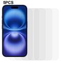 iPhone 17 Panssarilasi - 9H - Case Friendly - 5 Kpl.