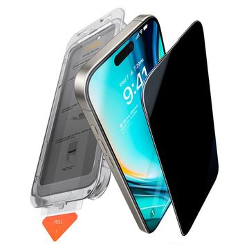 iPhone 17 Torras GlassGo yksityisyyden suoja karkaistu lasi näytönsuoja Auto-Align kehys