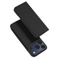 iPhone 18 Pro Dux Ducis Skin Pro Lompakkokotelo - Musta