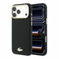 iPhone 18 Pro Lacoste Champs Élysées -kotelo - MagSafe-yhteensopiva - Musta