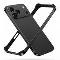 iPhone 18 Pro Max -metallipuskuri korotetuilla reunoilla - musta