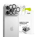 iPhone 18 Pro Ringke Täysi suoja kameran linssinsuoja - 2 kpl. - Musta / Kirkas