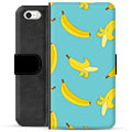 iPhone 5/5S/SE Premium Lompakkokotelo - Banaanit