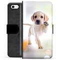 iPhone 5/5S/SE Premium Lompakkokotelo - Koira