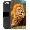iPhone 5/5S/SE Premium Lompakkokotelo - Leijona