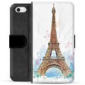 iPhone 5/5S/SE Premium Lompakkokotelo - Pariisi