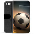 iPhone 5/5S/SE Premium Lompakkokotelo - Jalkapallo