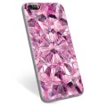 iPhone 5/5S/SE TPU Suojakuori - Vaaleanpunainen Kristalli