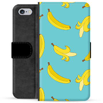 iPhone 6 / 6S Premium Lompakkokotelo - Banaanit