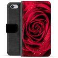 iPhone 6 / 6S Premium Lompakkokotelo - Ruusu