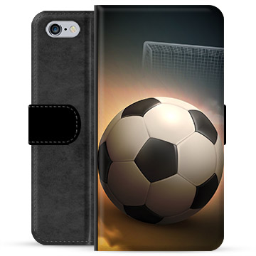 iPhone 6 / 6S Premium Lompakkokotelo - Jalkapallo
