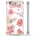 iPhone 6 Plus / 6S Plus Hybrid Suojakuori - Vaaleanpunaiset Kukat