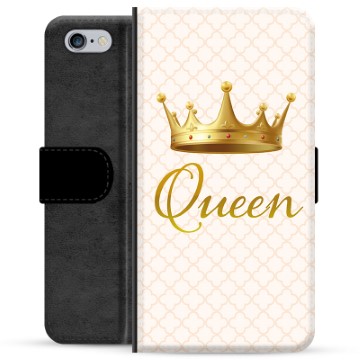 iPhone 6 Plus / 6S Plus Premium Lompakkokotelo - Kuningatar
