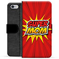 iPhone 6 / 6S Premium Lompakkokotelo - Super Äiti