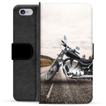 iPhone 6 / 6S Premium Lompakkokotelo - Moottoripyörä