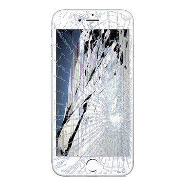 iPhone 6S Plus LCD-näytön ja Kosketusnäytön Korjaus - Valkoinen - Grade A