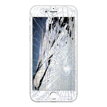 iPhone 6S Plus LCD-näytön ja Kosketusnäytön Korjaus - Valkoinen