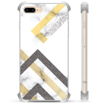 iPhone 7 Plus / iPhone 8 Plus Hybrid Suojakuori - Abstraktin Marmori