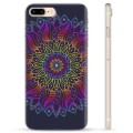 iPhone 7 Plus / iPhone 8 Plus TPU Suojakuori - Värikäs Mandala