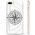iPhone 7 Plus / iPhone 8 Plus TPU Suojakuori - Kompassi