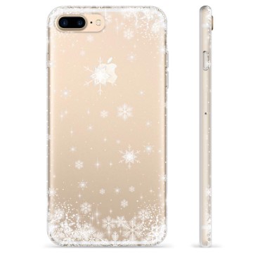 iPhone 7 Plus / iPhone 8 Plus TPU Suojakuori - Lumihiutaleet