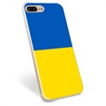 iPhone 7 Plus / iPhone 8 Plus TPU Kotelo Ukrainan Lippu - Keltainen ja vaaleansininen