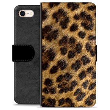 iPhone 7/8/SE (2020) Premium Lompakkokotelo - Leopardi