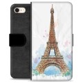 iPhone 7/8/SE (2020) Premium Lompakkokotelo - Pariisi