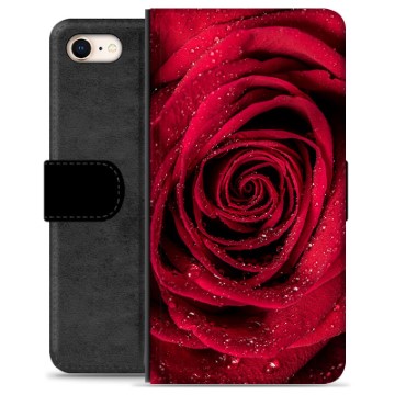 iPhone 7/8/SE (2020)/SE (2022) Premium Lompakkokotelo - Ruusu