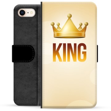 iPhone 7/8/SE (2020) Premium Lompakkokotelo - Kuningas